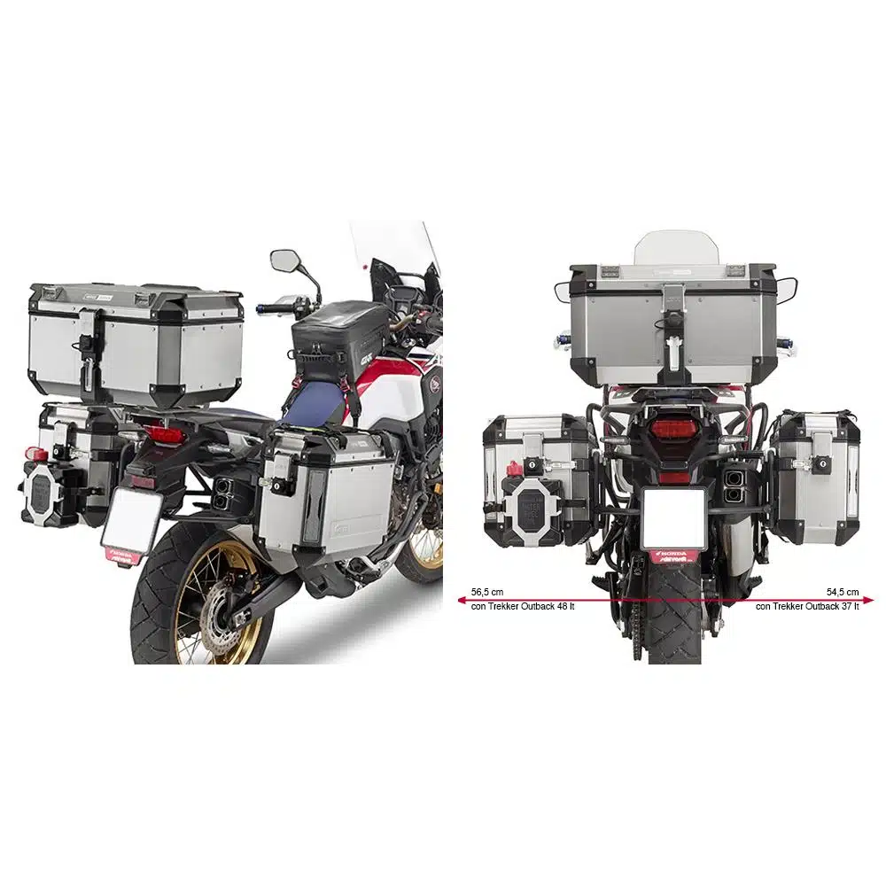 Givi Putkisivuteline CAM Trekker Outback laukuille CRF1000L Africa Twin (16) 322-PL1144CAM