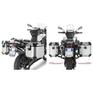 Givi putkisivutelineet Trekker Outback BMW F650GS/F700GS/F800GS (08-13) 322-PL5103CAM