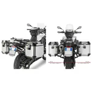 Givi putkisivutelineet Trekker Outback BMW F650GS/F700GS/F800GS (08-13) 322-PL5103CAM
