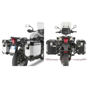 Givi putkisivutelineet Trekker Outback Triumph Tiger 800/800XC (11-13) 322-PL6401CAM