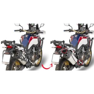 Givi putkisivutelineet Rapid release CRF1000L Africa Twin (16 322-PLR1144