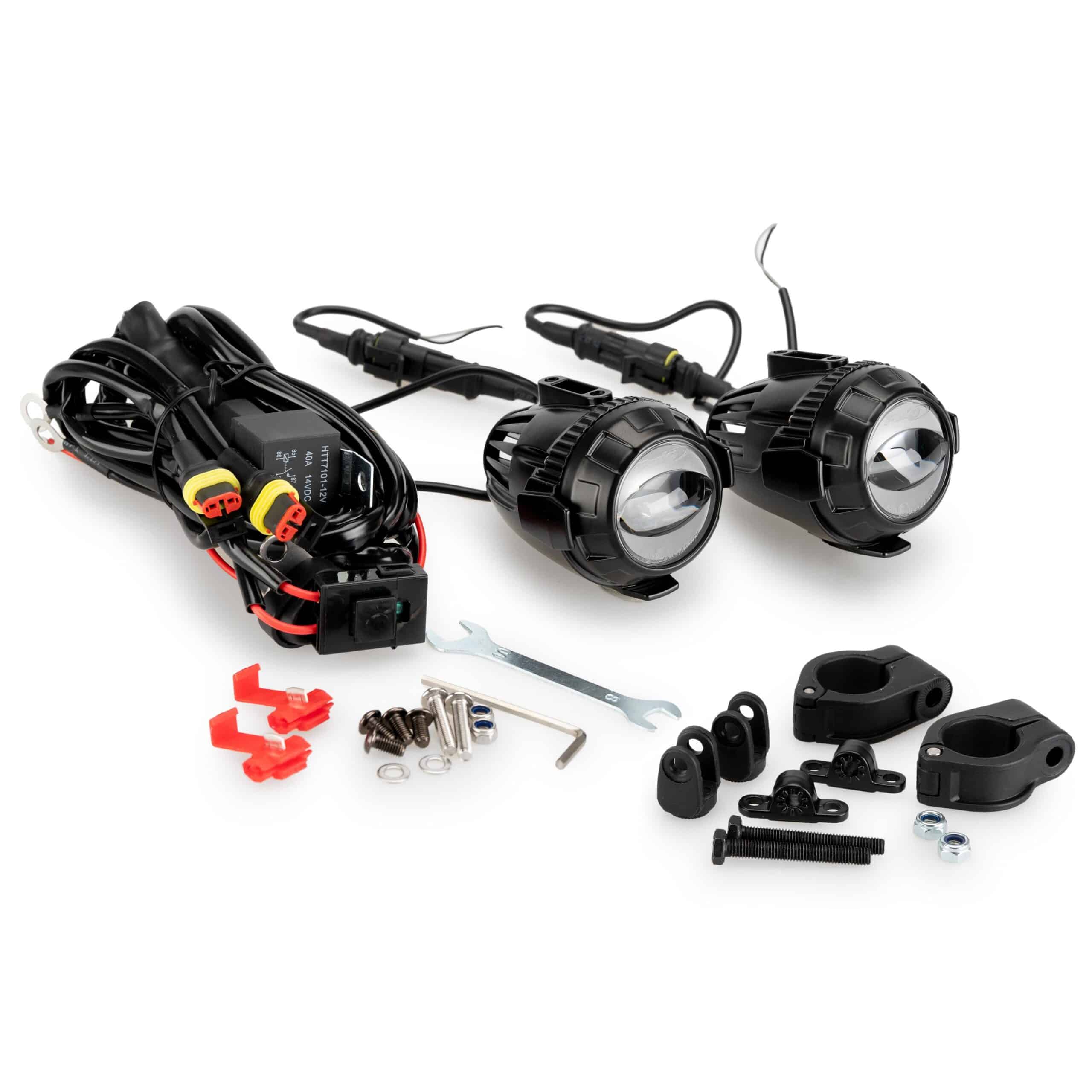 Puig Kit Auxiliary Lights Beam 3.0 Homo. + Clamps 33-21786N