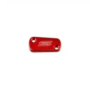 Scar Rear Brake Reservoir Cover - Kawasaki/Suzuki Red color 430-3901