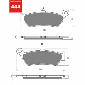 GOLDFREN Jarrupalat 444 Ceramic Carbon AD 48-12-444