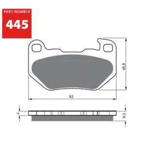 GOLDFREN Jarrupalat 445 Ceramic Carbon S3 48-12-445-3