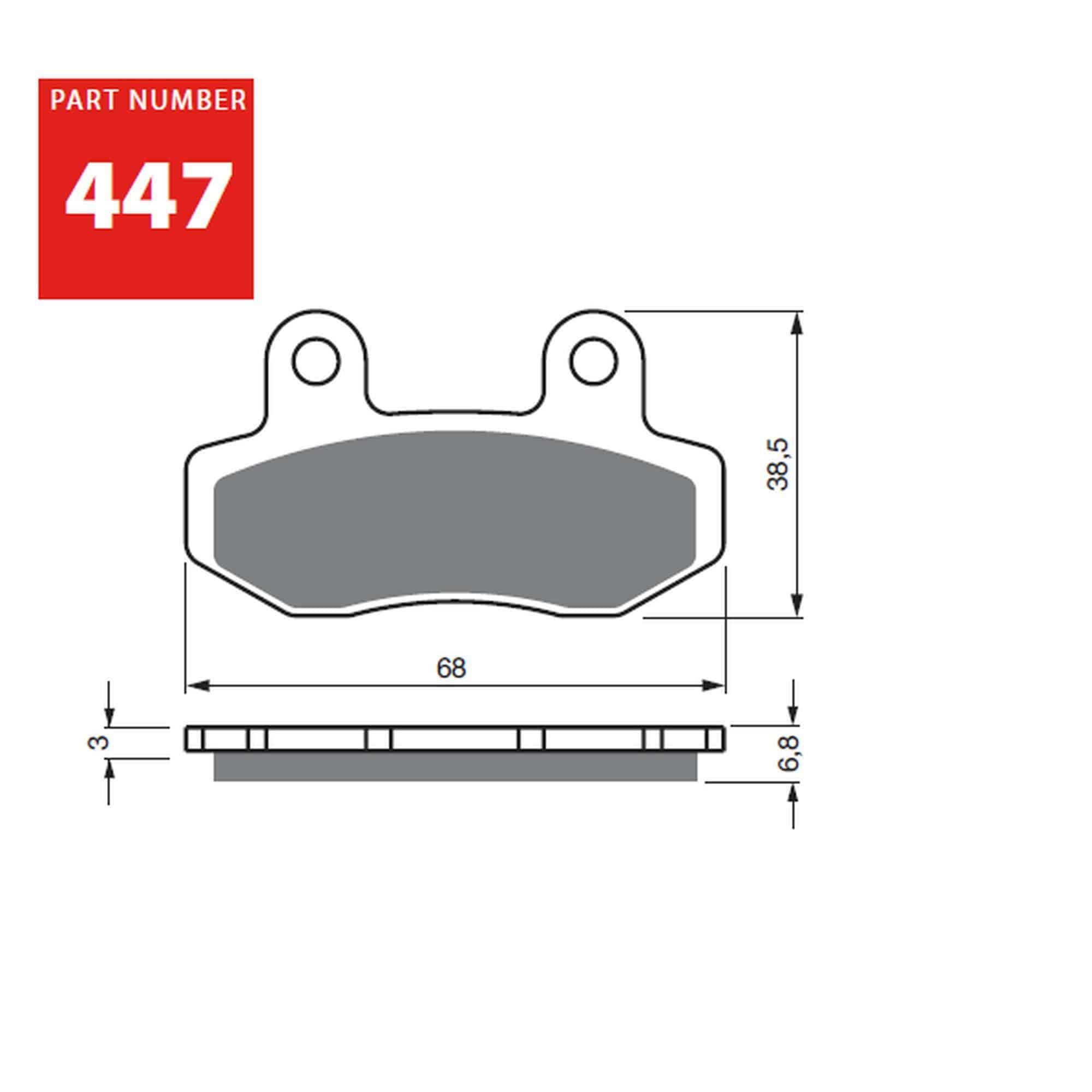 GOLDFREN Jarrupalat 447 Ceramic Carbon AD 48-12-447