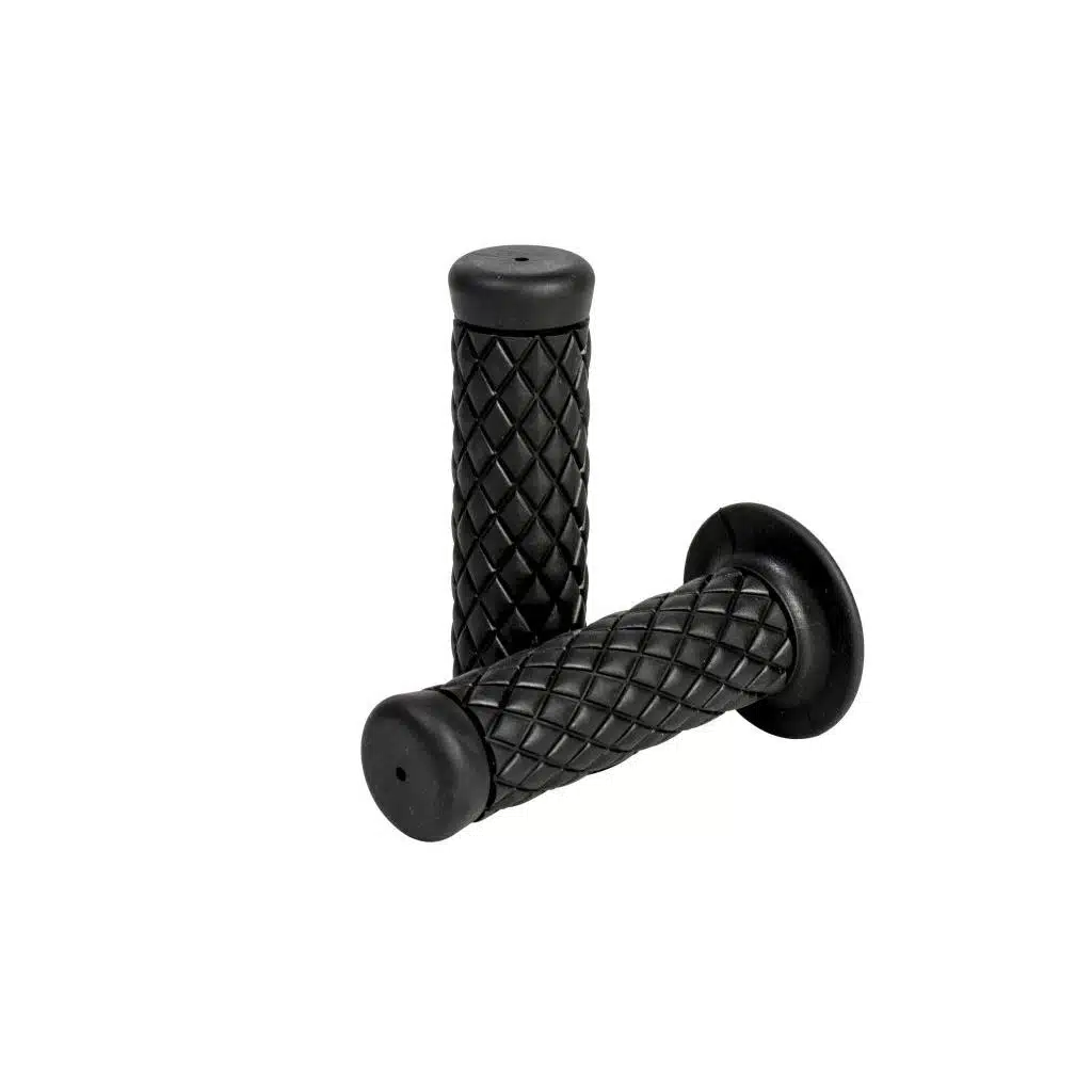 Handgrips, Cafe style, Black for Ø 22 mm (7/8") 561-45-1205B