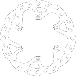 GOLDFREN jarrulevy Etu HUS 00-,KTM125-525 92- HVA 125-501 14- 46-13-9281