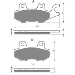 GOLDFREN Jarrupalat 009 Ceramic carbon AD 48-12-009