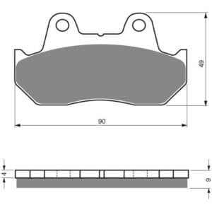 GOLDFREN Jarrupalat 049 Ceramic carbon AD 48-12-049