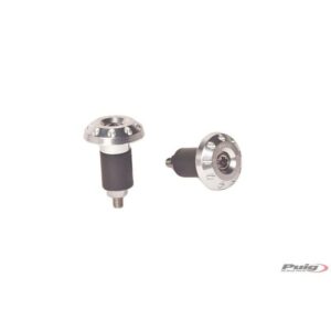 Puig Bar Ends Aluminium Race Universal C/Silver 13-18mm 33-6222P