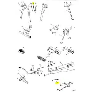 Seisontatuen jousi, Tunturi Maxi, Start, Automat, Sport, Super Sport, Tiger 307-64110460