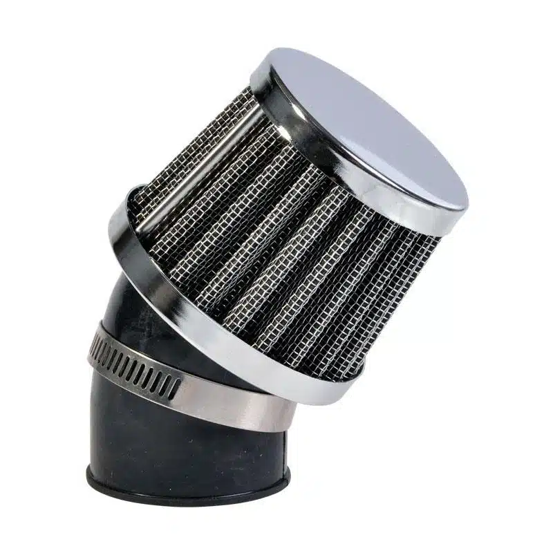 Forte Ilmansuodatin, Power Filter, Kiinnitys Ø 32mm, 45°, (Ø 61mm x p. 97mm) 302-70147