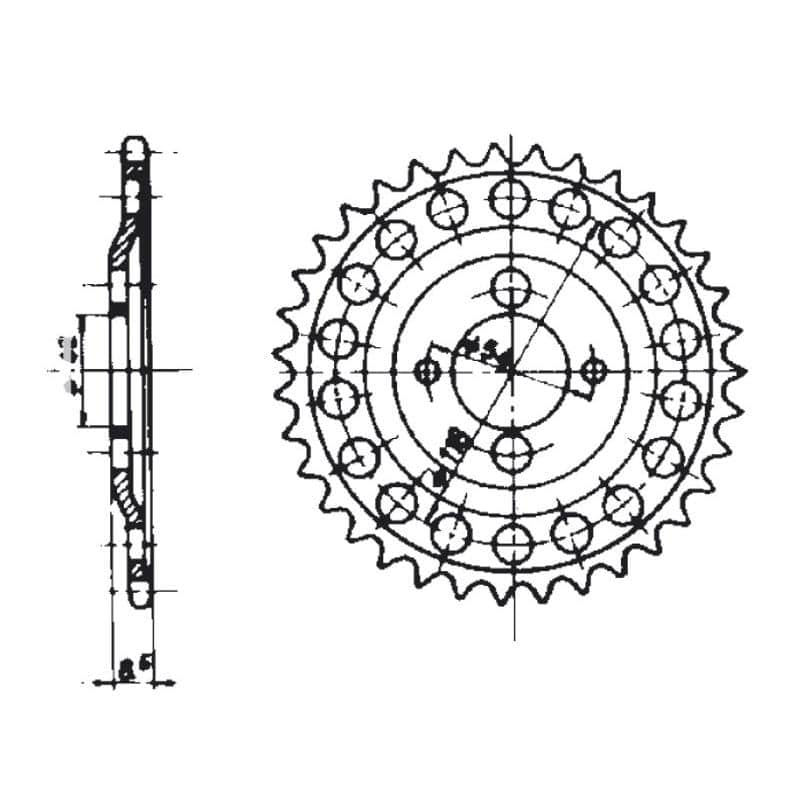 Tec-X Takaratas, 32 hammasta (415), Tunturi Pappa - Maillard 27-70451 - Image 2