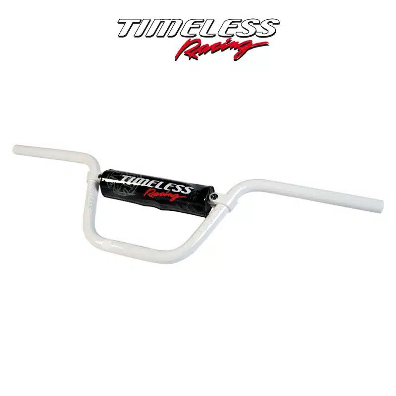 Timeless Ohjaustanko, PitBike, Valkoinen, Alumiini, l. 750mm k. 185mm 306-71539V