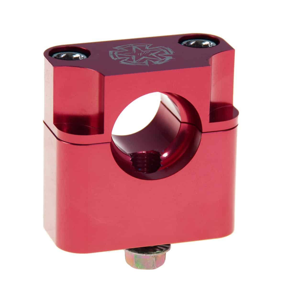 Timeless Ohjaustangon kiinnikepari, Punainen, 22mm, M10, Monkey Type / Pitbike 306-71541P