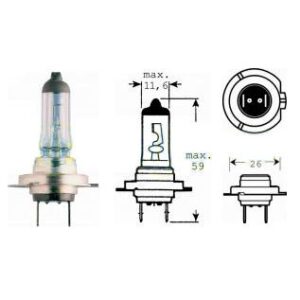 Polttimo H7 12v 55w H7 Px26d 12-71598