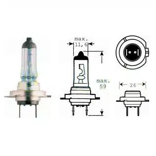 Polttimo H7 12v 55w H7 Px26d 12-71598