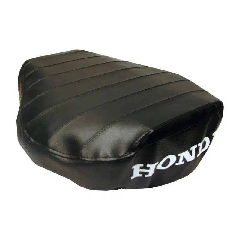 Forte Istuinsuoja, Musta, Honda Z50 Monkey 87- , (Kuminauhakiristys) 307-72356