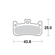 Motomaster Brake pad bicycle Organic: Formula Cura 4 235-734241