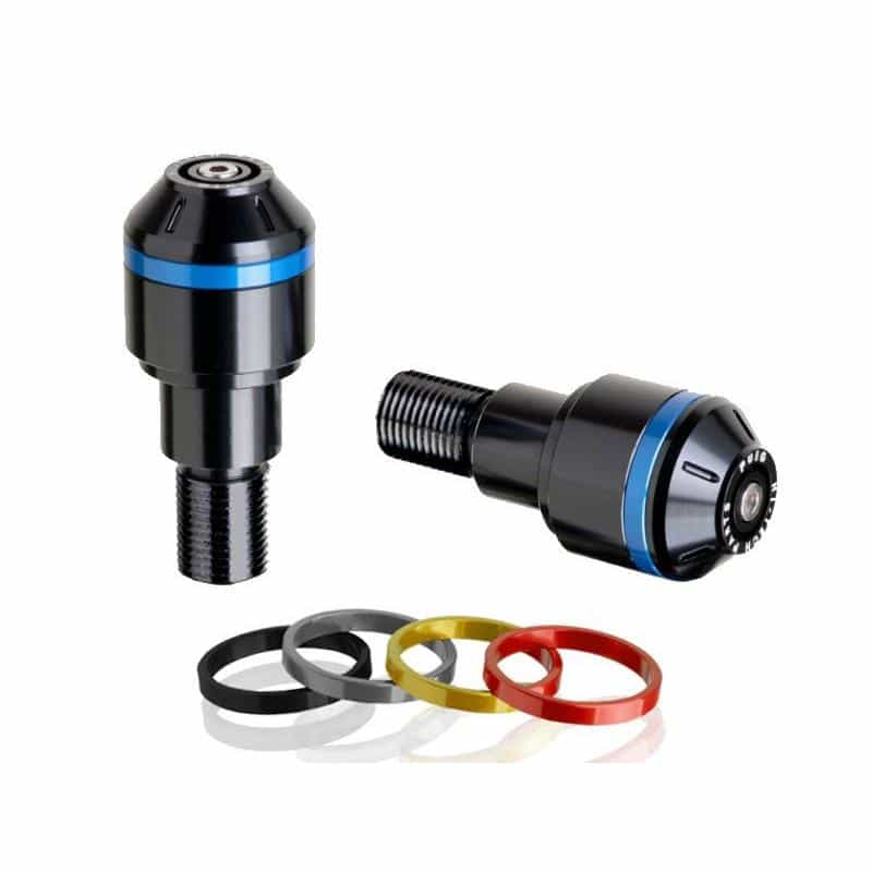 Puig Bar End Aluminum Short W/Rings For Handlebar 33-8334N