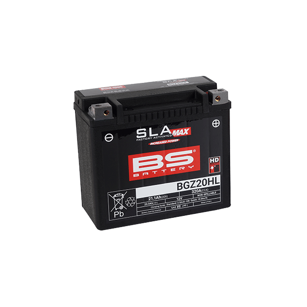 BS Battery BGZ20HL (FA) SLA MAX - Sealed & Activated 140-300934