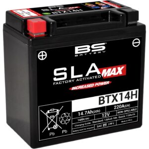 BS Battery BTX14H (FA) SLA MAX - Sealed & Activated 140-300887