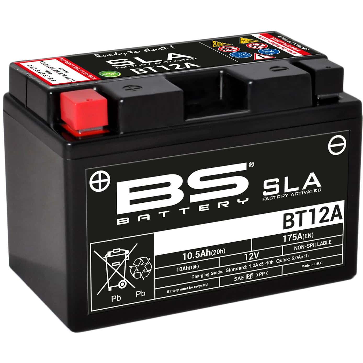 BS Battery BT12A (FA) SLA - Sealed & Activated 140-300679