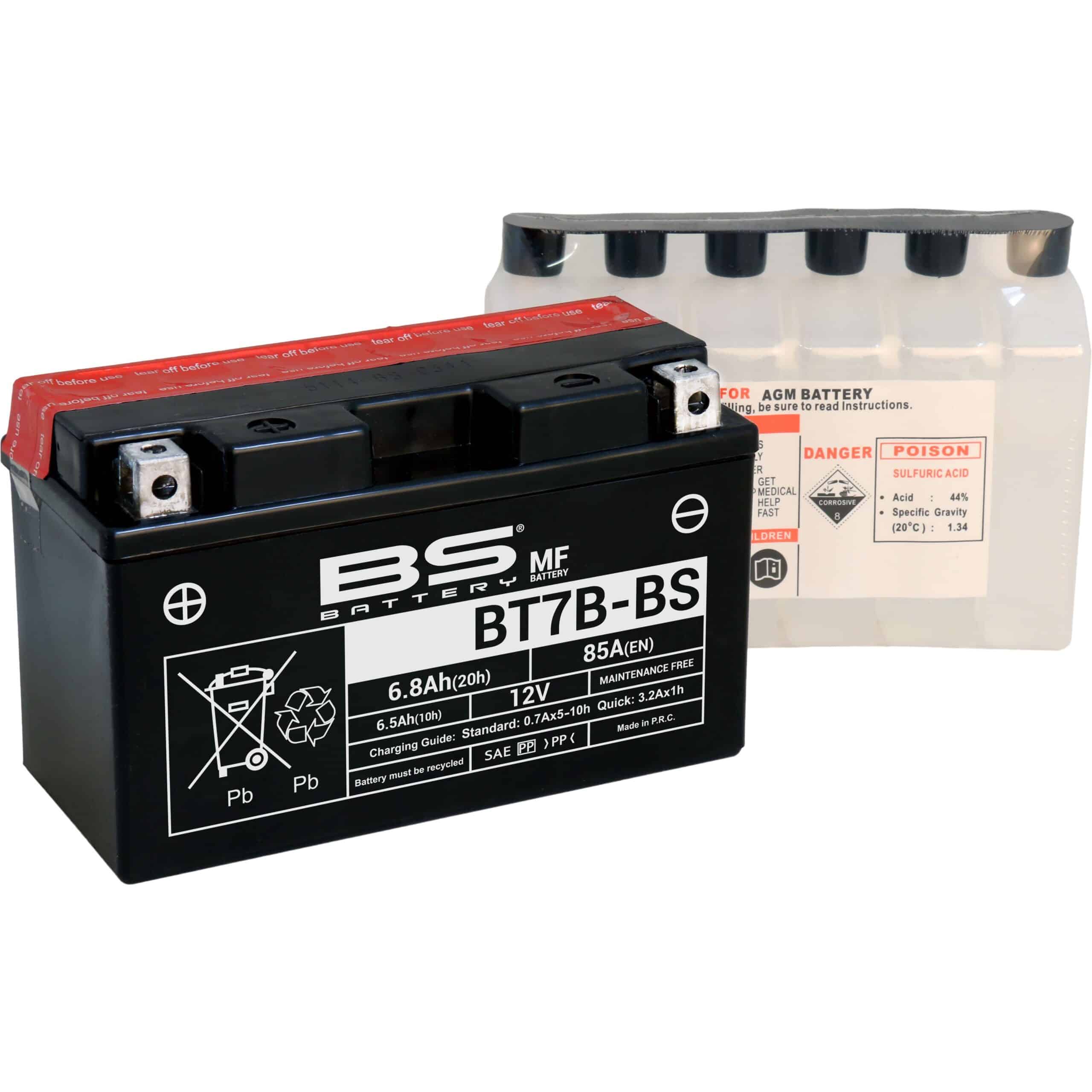 BS Battery BT7B-BS MF (cp) Maintenance Free 140-300626