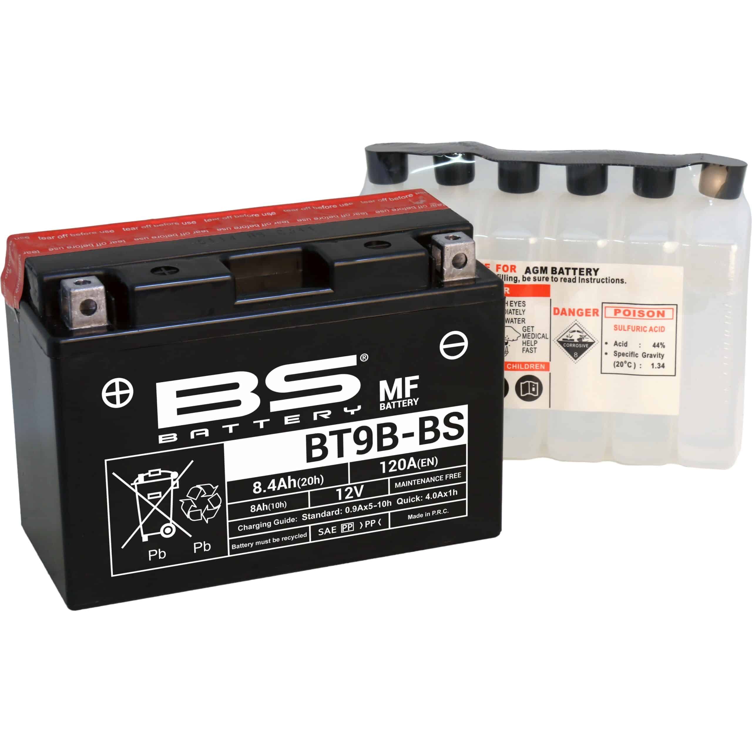 BS Battery BT9B-BS MF (cp) Maintenance Free 140-300627
