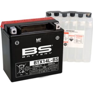 BS Battery  BTX14L-BS MF (cp) Maintenance Free 140-300605