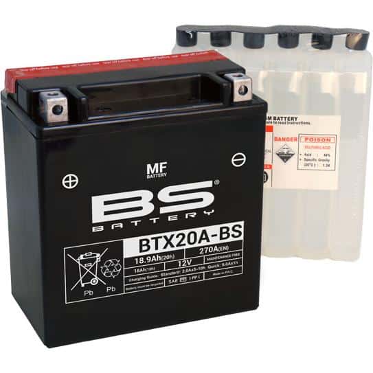 BS Battery BTX20A-BS MF (cp) Maintenance Free 140-300808