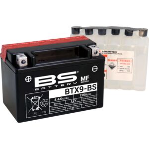 BS Battery  BTX9-BS MF (cp) Maintenance Free 140-300621