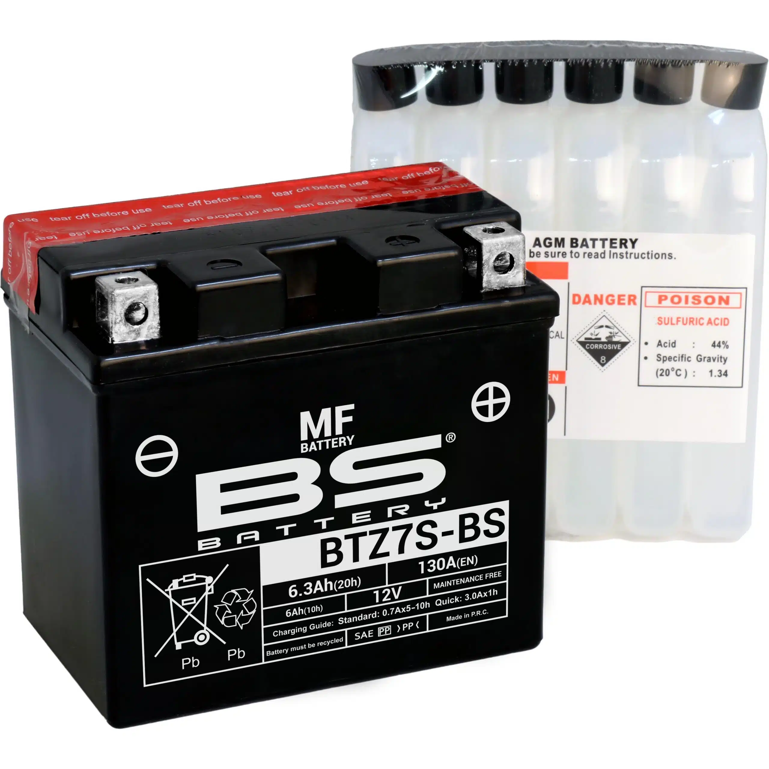 BS Battery BTZ7S-BS MF (cp) Maintenance Free 140-300695