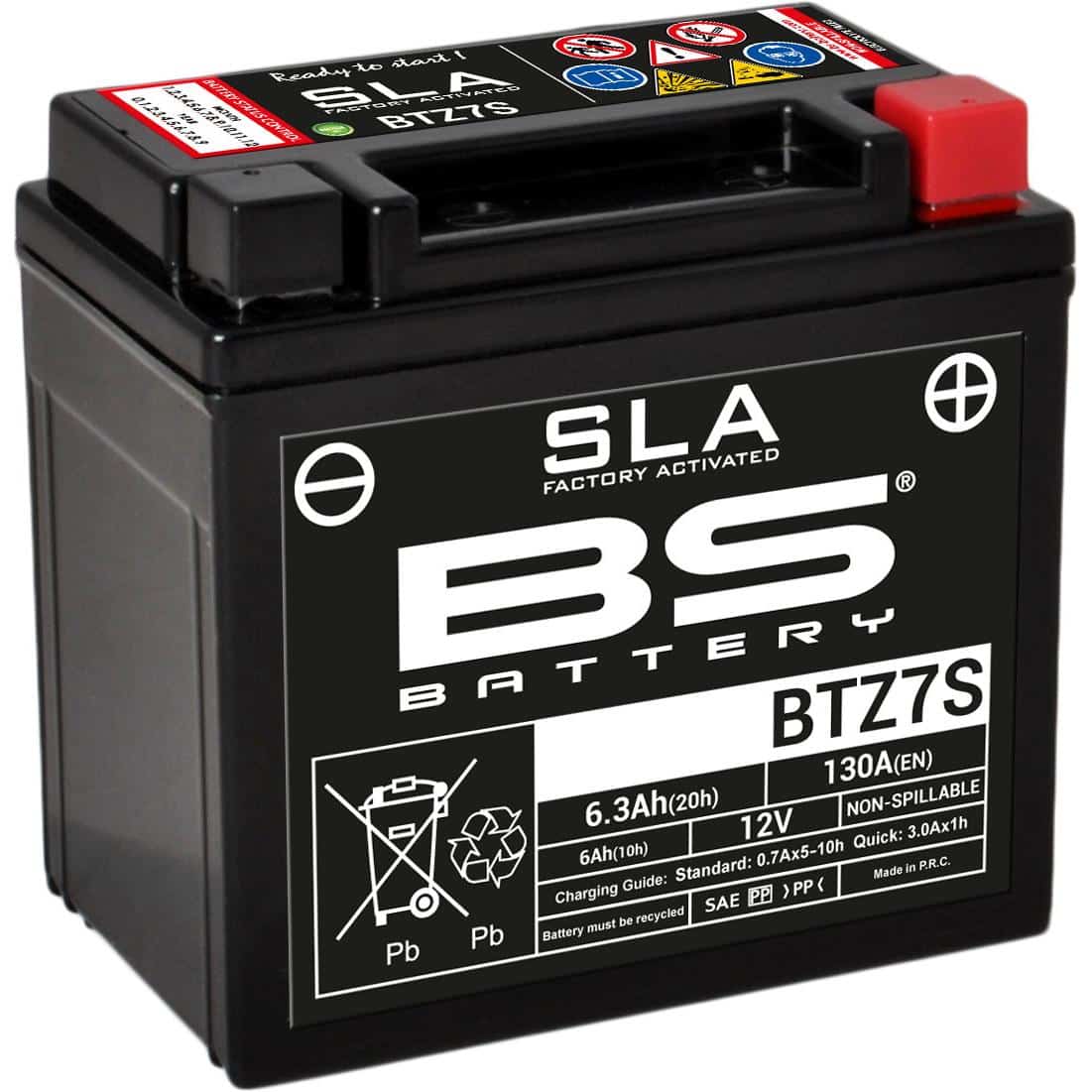 BS Battery BTZ7S (FA) SLA - Sealed & Activated 140-300635