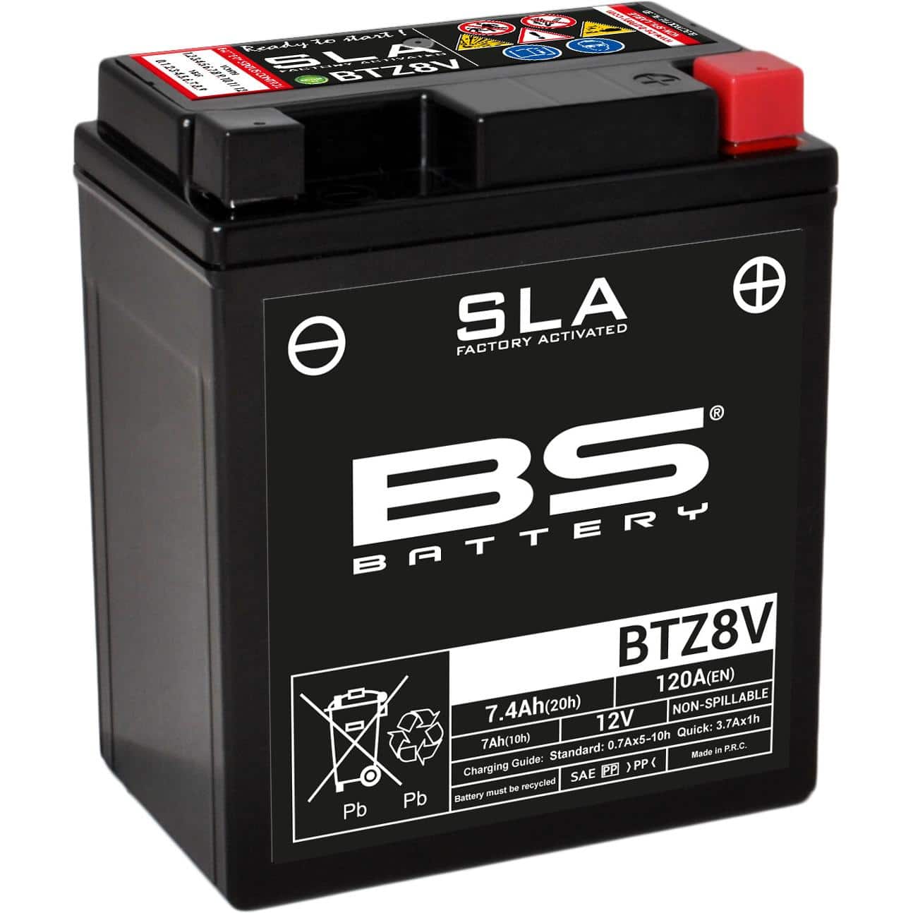 BS Battery BTZ8V (FA) SLA - Sealed & Activated 140-300890