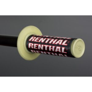 Renthal Clean Grips Musta/Punainen (2pcs) 455-G190