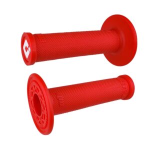 ODI Glue-On Grip No-Waffle MX Single-Ply (Ruffian) Red 64-H00RFR