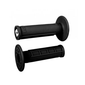 ODI Glue-On Grip Half-Waffle MX Single-Ply (Ruffian) Black 64-H01RFB