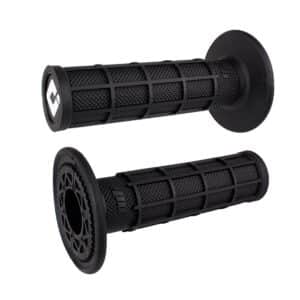 ODI Glue-On Grip Full-Waffle MX Single-Ply (Ruffian) Black 64-H02RFB