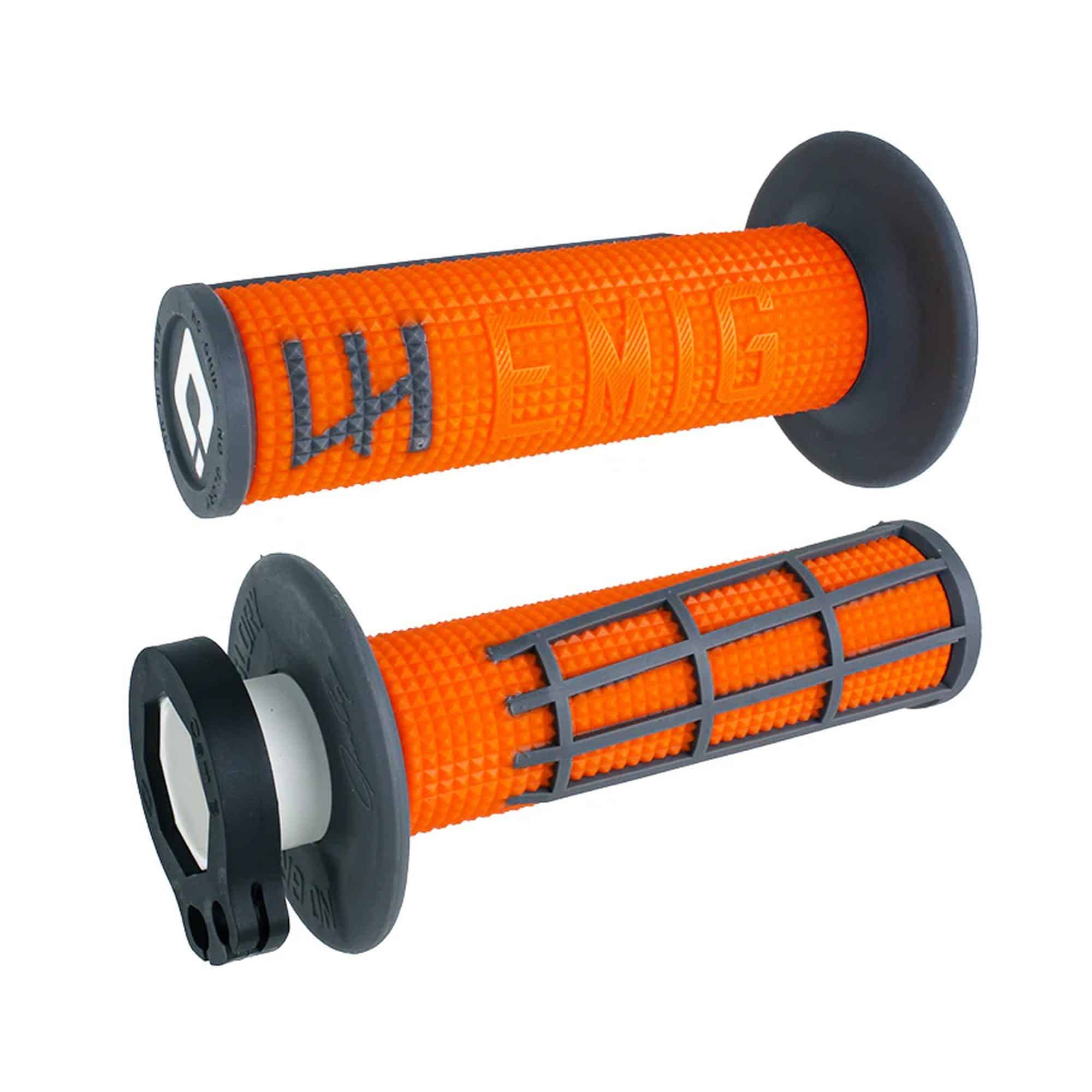 ODI EMIG 2.0 - V2 LOCK-ON Grip ORANGE/Graphite 64-H36E2OH