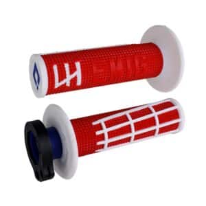 ODI EMIG 2.0 - V2 LOCK-ON Grip RED/White 64-H36E2RW