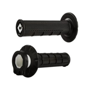 ODI Half-Waffle MX Lock-On Grip Set Black 64-H36HWB
