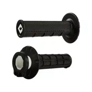 ODI Half-Waffle MX Lock-On Grip Set Black 64-H36HWB