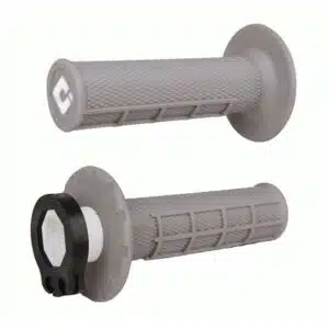 ODI Half-Waffle MX Lock-On Grip Set Grey / Soft Compound 64-H36HWG