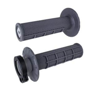 ODI Half-Waffle MX Lock-On Grip Set Graphite 64-H36HWH