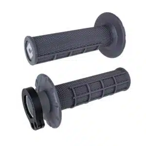 ODI Half-Waffle MX Lock-On Grip Set Graphite 64-H36HWH