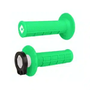 ODI Half-Waffle MX Lock-On Grip Set FLO-Green 64-H36HWN