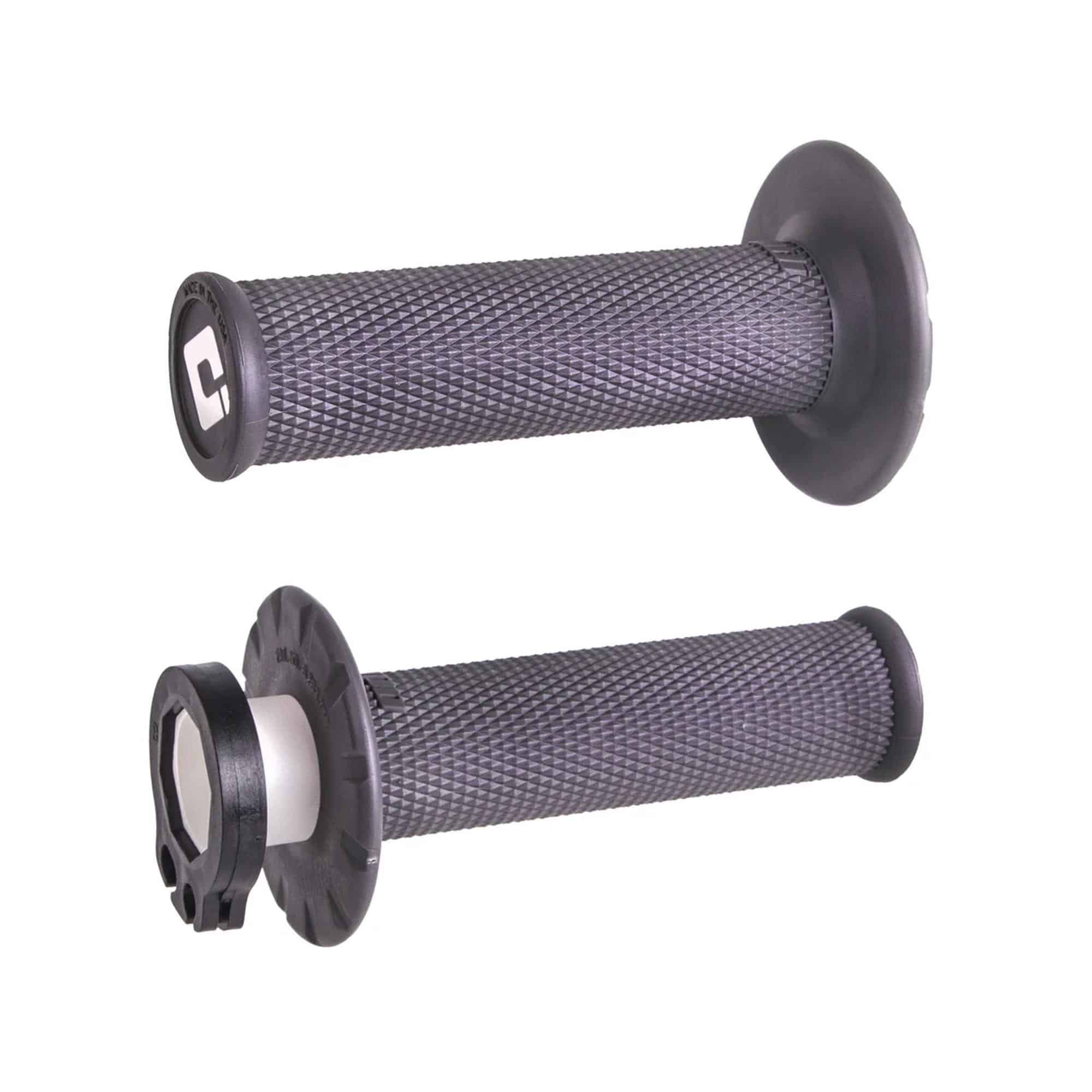 ODI No-Waffle MX V2 Lock-On Grip Graphite 64-H36NWH