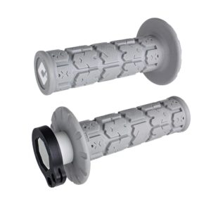 ODI ROGUE Off-Road Lock-On Grip Set Grey / Soft Compound 64-H36RGG